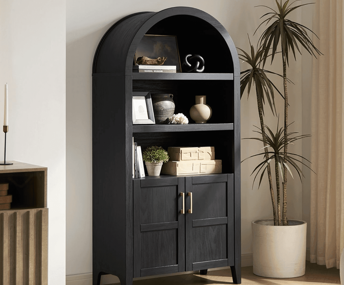 Amazon_Mopio_Arched_Bookcase_with_Doors