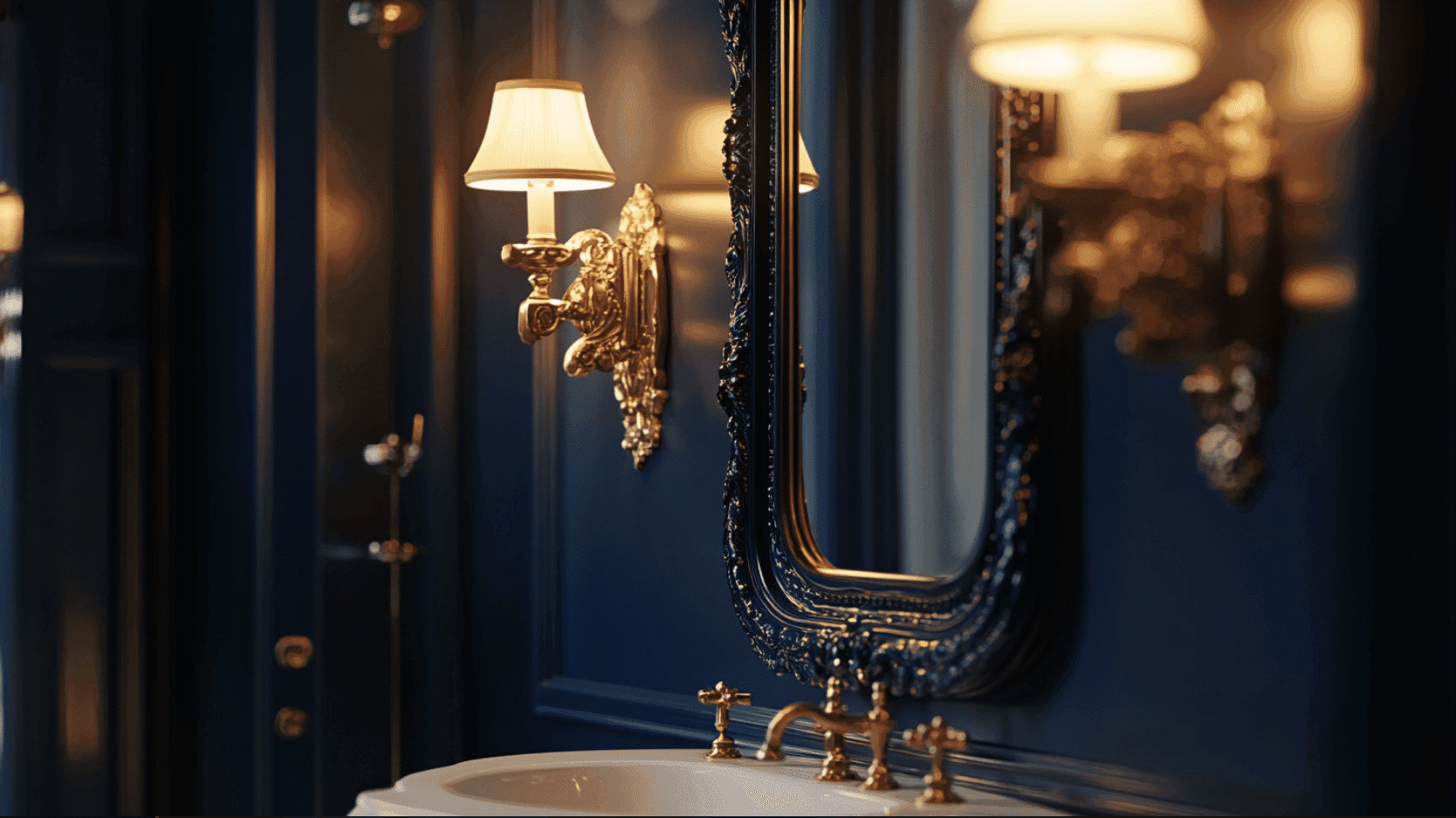Deep_Blue_Vintage_Mirror_Frame