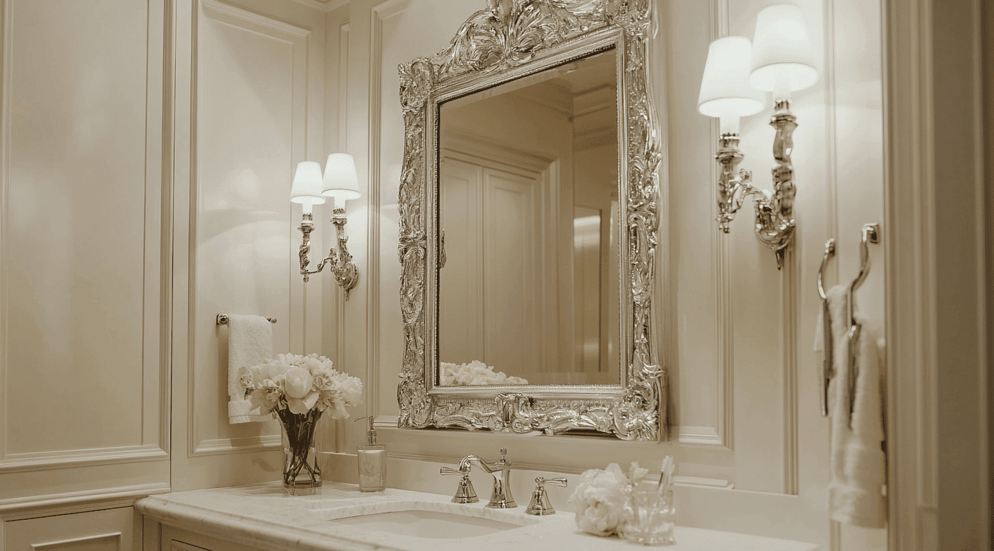 Victorian_Bathroom_with_Large_Ornate_Mirror_and_Sleek_Cabinetry