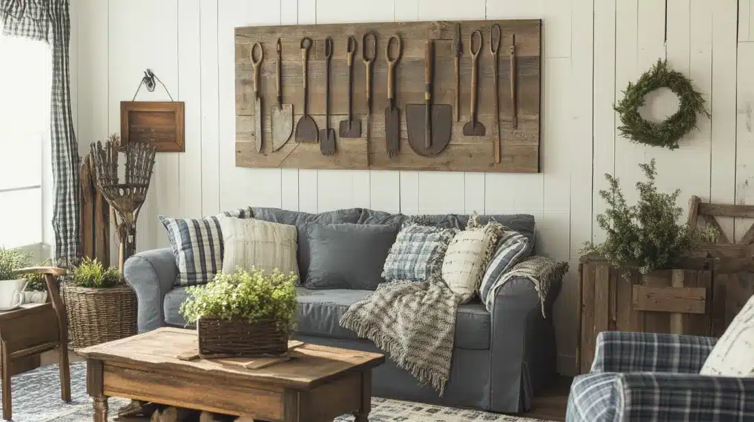 Repurposing_old_farm_tools_as_wall_art_gives_the_room_an_authentic_farmhouse_feel_Hang_items_like_antique_pitchforks_or_rusty_saws_in_a_way_that_adds_character_without_overwhelming_the_space