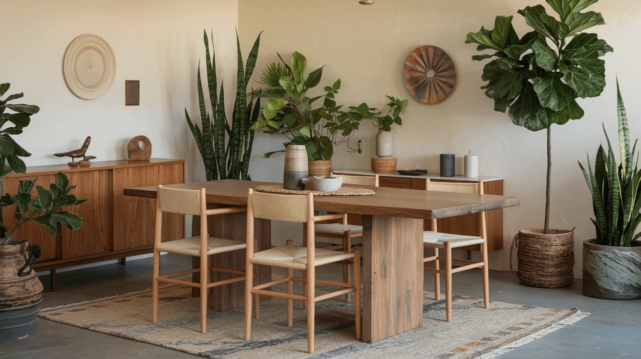Fresh_Greenery_In_the_Dining_Room