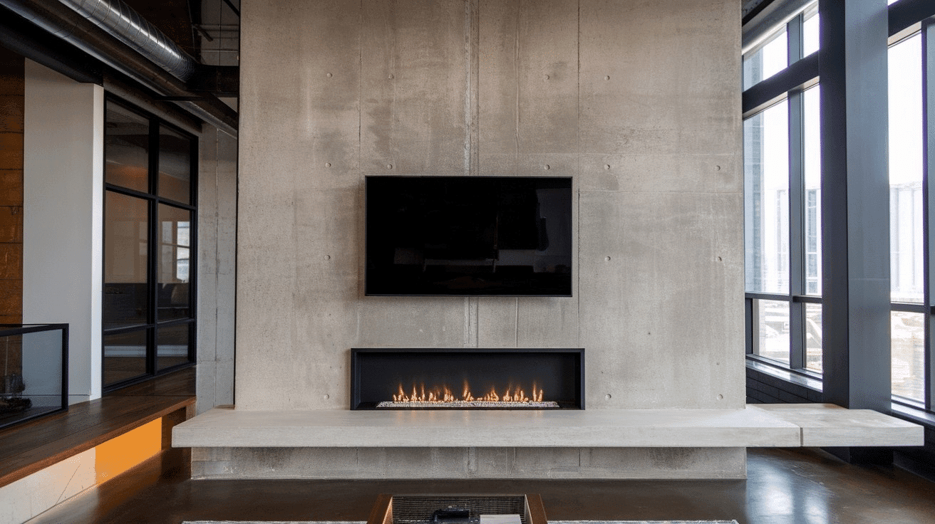 N-4_Minimalist_Concrete_Fireplace_and_TV
